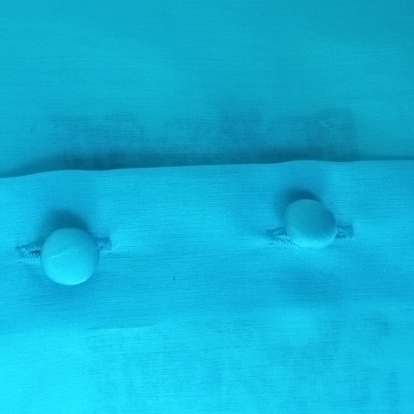 Ralph Lauren purple label women's blouse 100% silk size 6 turquoise color - Picture 13 of 17